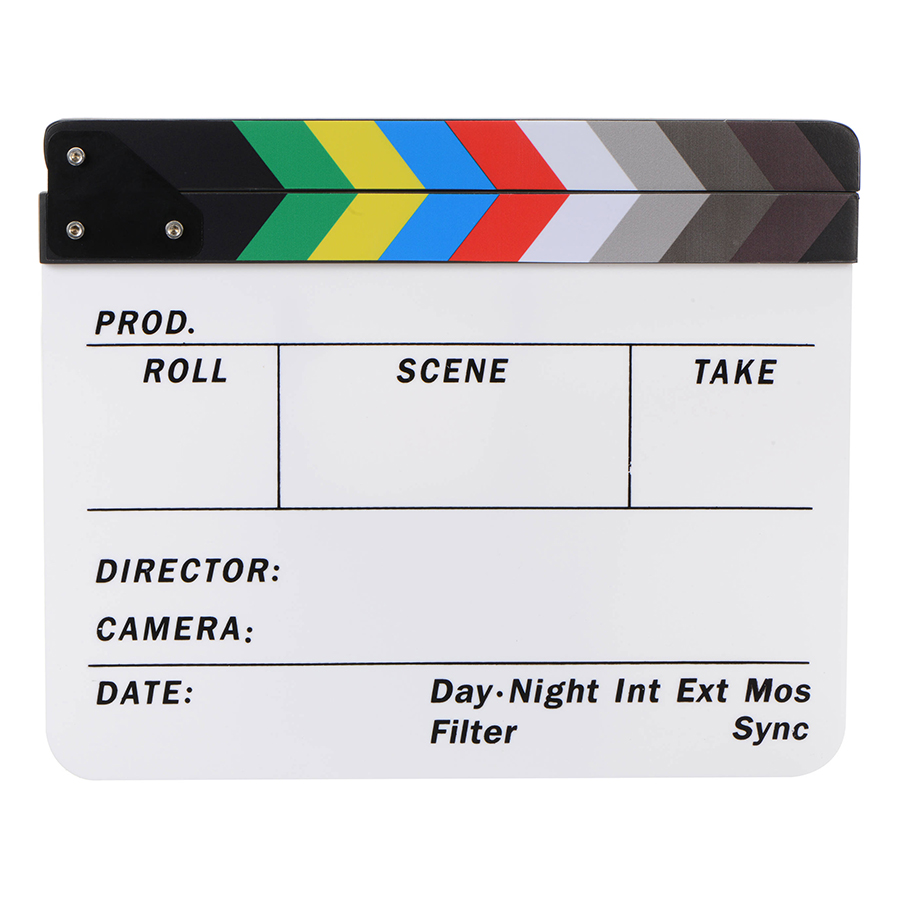 Clapper Board Colorful
