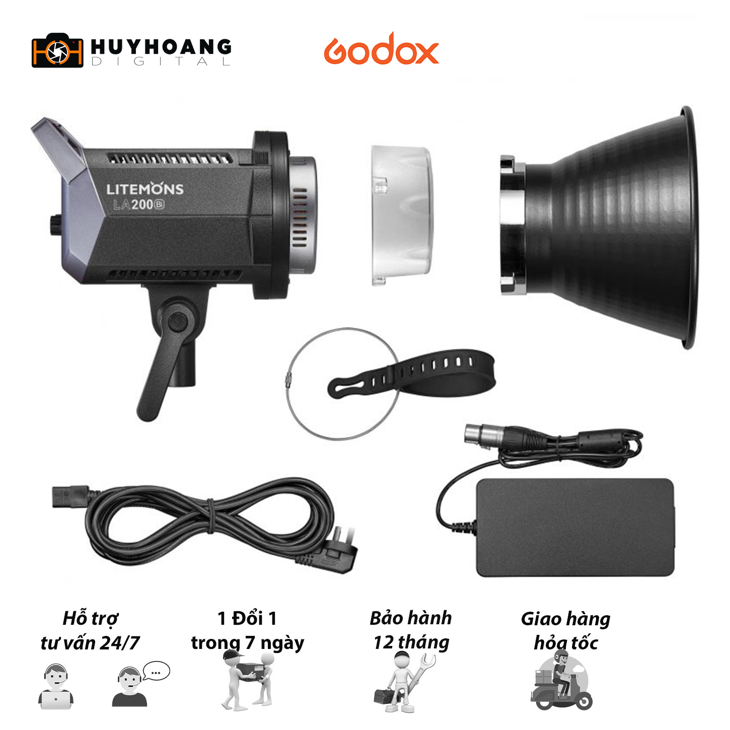 Đèn LED Godox Litemons LA200Bi Color