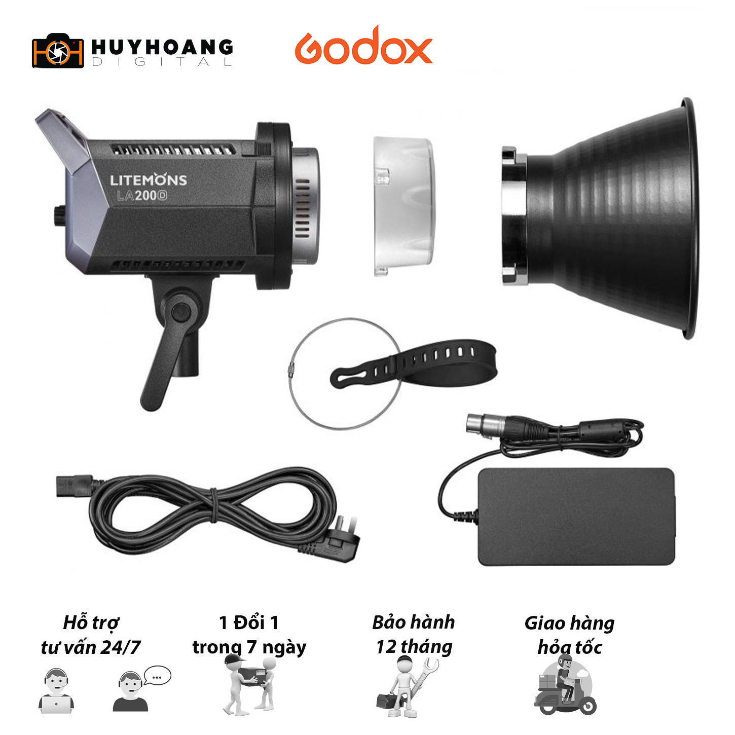 Đèn LED Godox Litemons LA200D