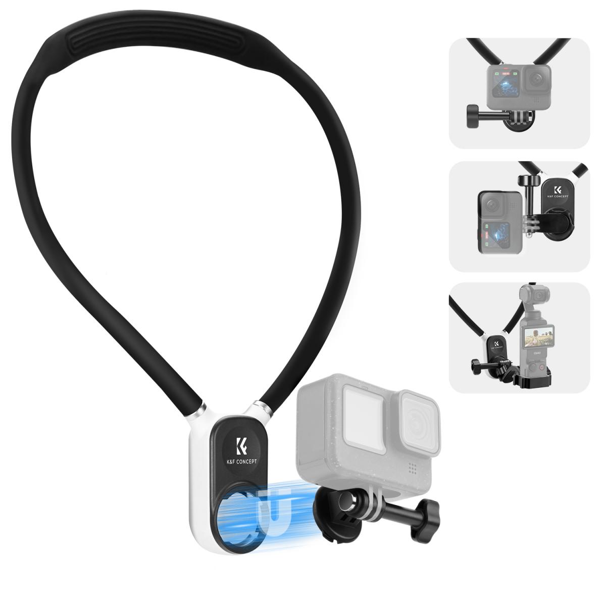 Giá đỡ đeo cổ từ tính POV K&F CONCEPT dành cho Action Cam, Gopro, Osmo Pocket | KF31.129