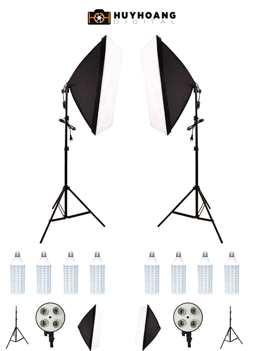 Bộ đèn chụp sản phẩm LED 360 480W 5500K