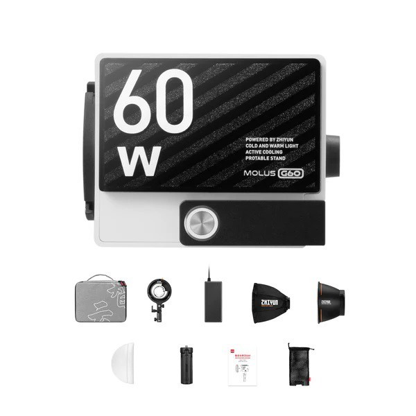 Đèn LED Zhiyun Molus G60 - Combo được ưa chuộng nhất hiện nay