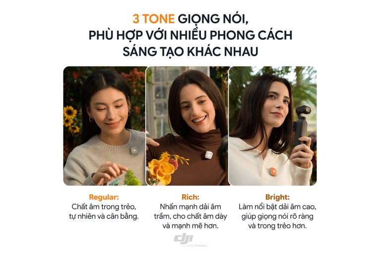 3 chế độ âm sắc giọng nói