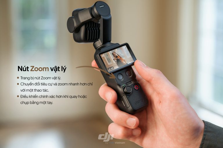 Gimbal cơ học 3 trục trong thân máy chỉ 230g