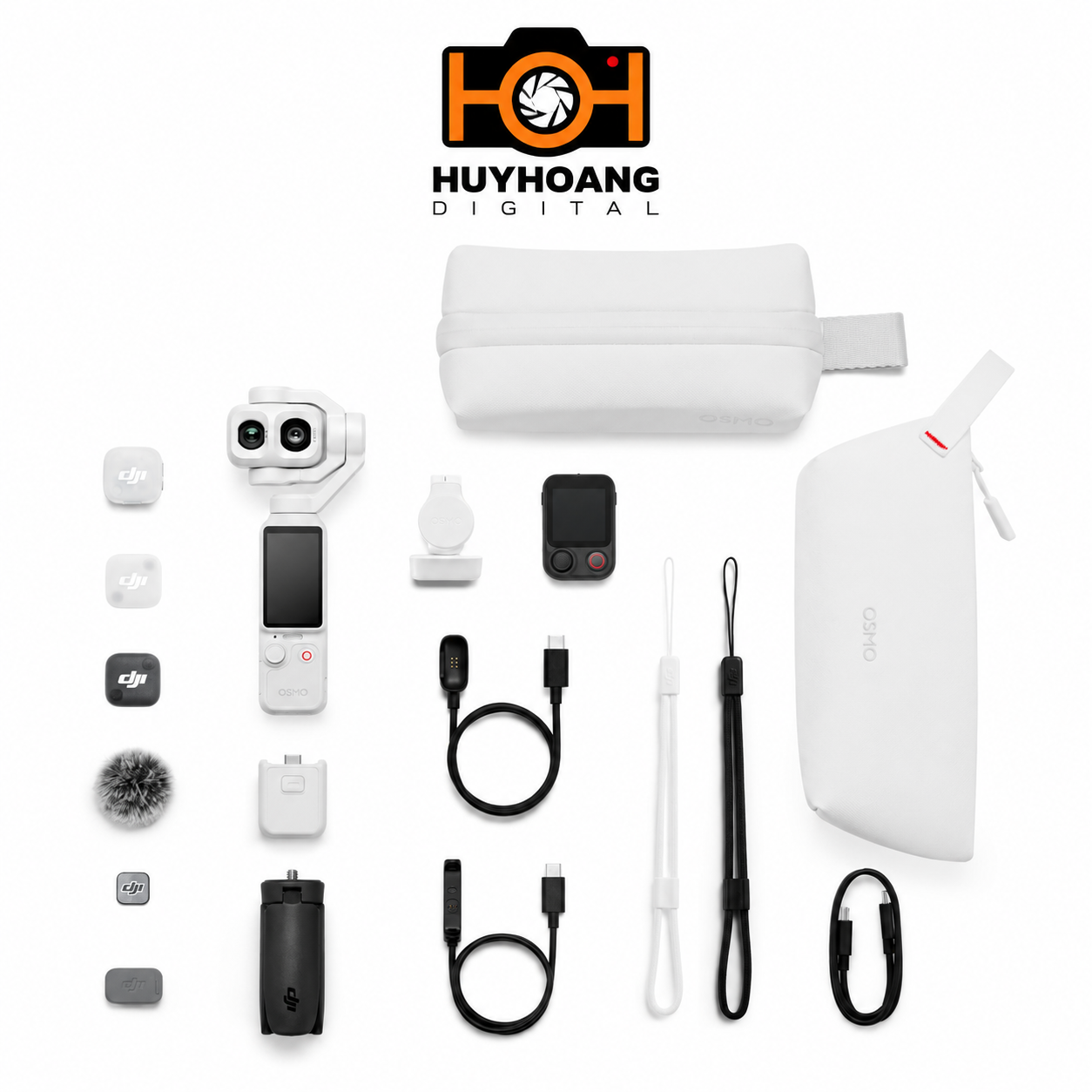 Thiết kế Pearl White tinh tế và nhỏ gọn