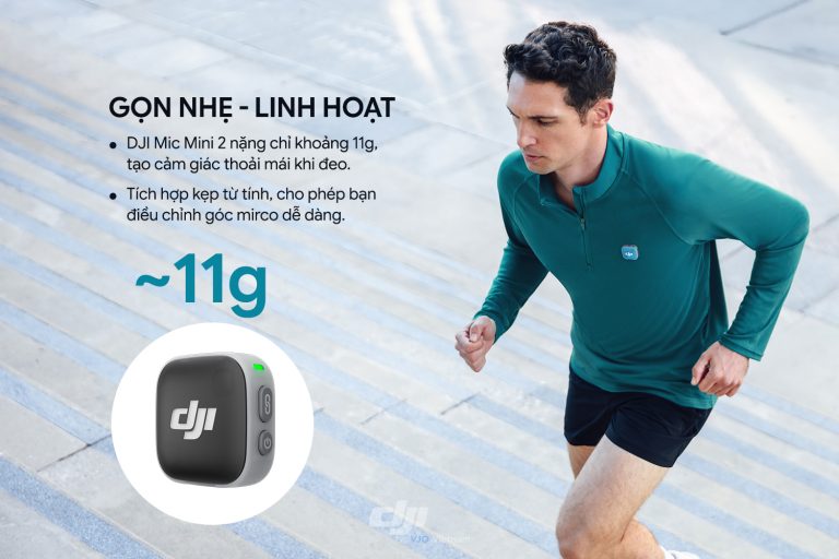 Thiết kế siêu nhỏ gọn chỉ khoảng 11g