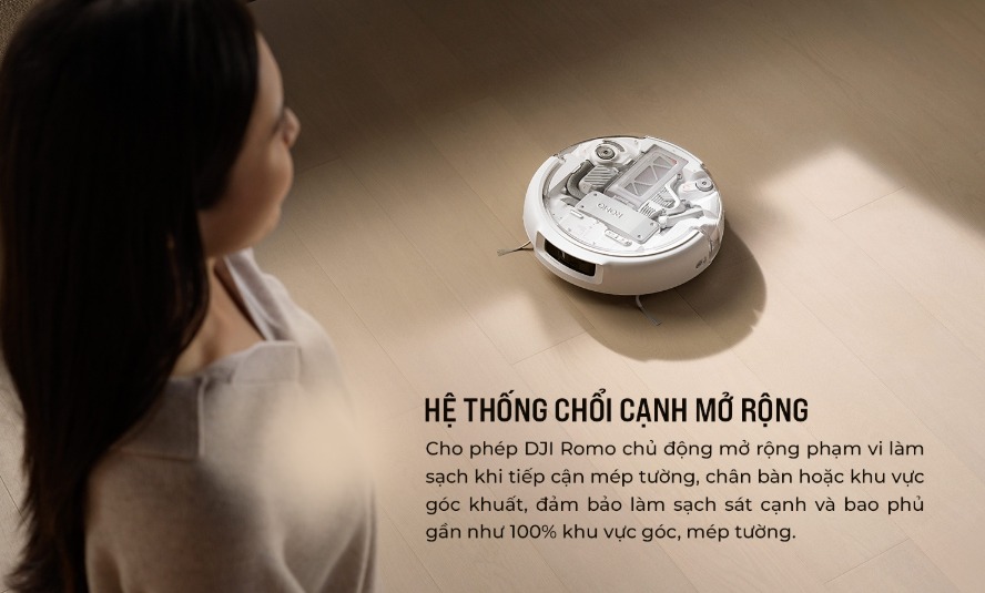 Chổi cạnh kép mở rộng