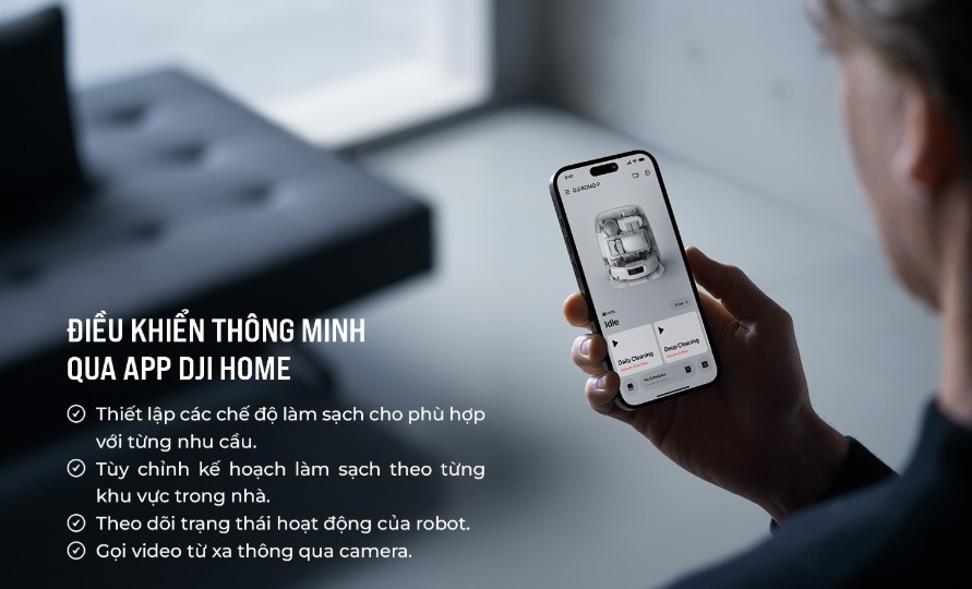 Điều khiển thông minh qua DJI Home App