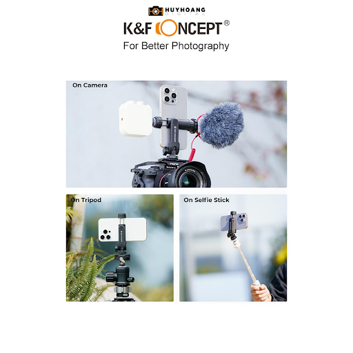 Kẹp điện thoại K&F Concept KF31.084 tiện lợi