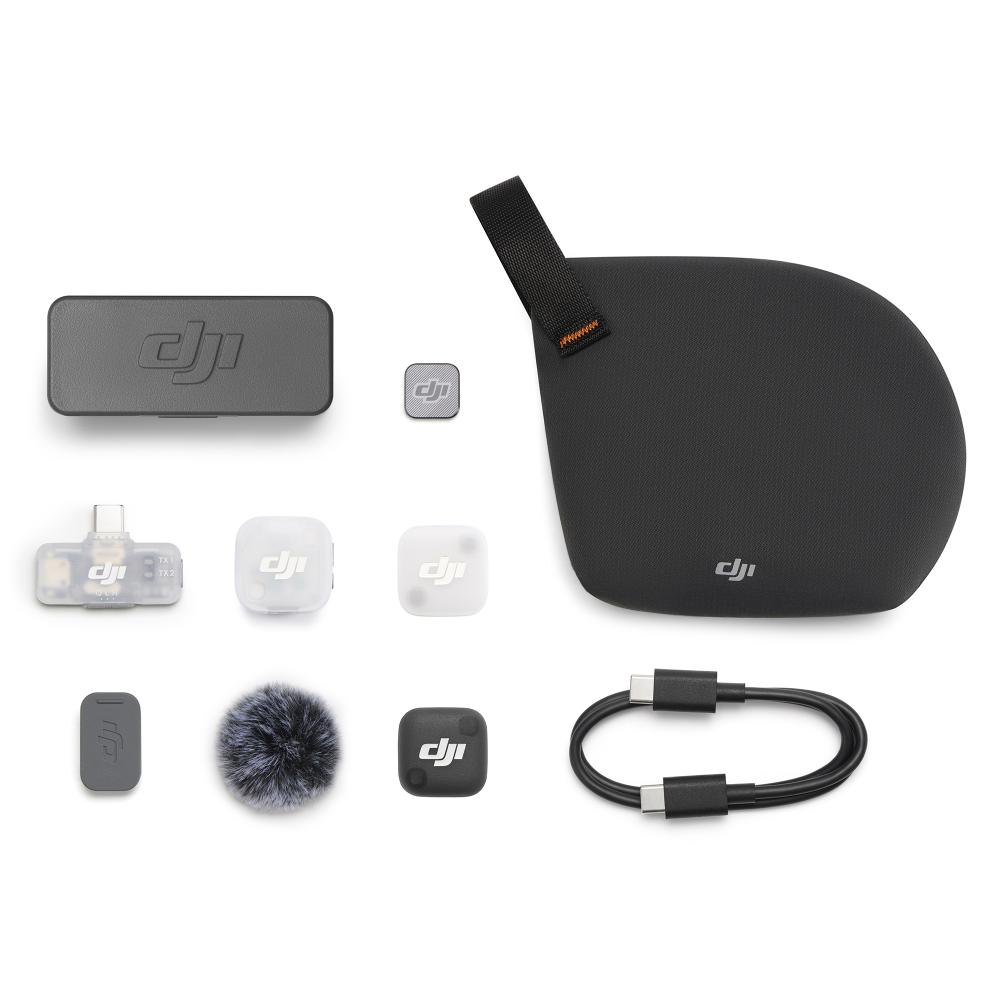 Mic DJI Mini 2 ( 1TX + 1 Mobile RX + Charging Case) | Chính hãng