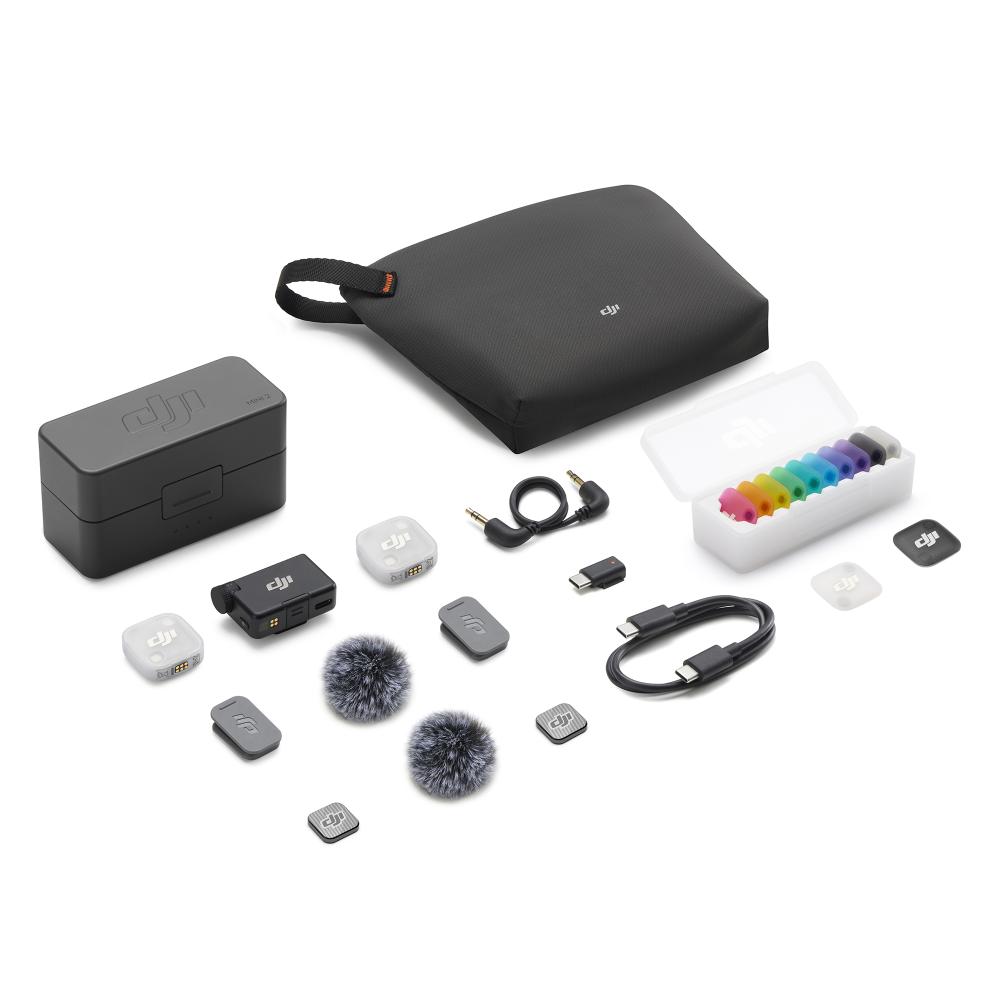 Mic DJI Mini 2 ( 2TX + 1RX + Charging Case) | Chính hãng