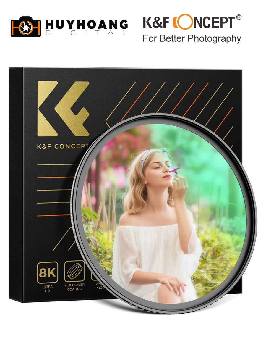 Kính lọc K&F CONCEPT White Mist 1/4 Filter Nano-Xcel – Hiệu Ứng Cinematic Mềm Mại