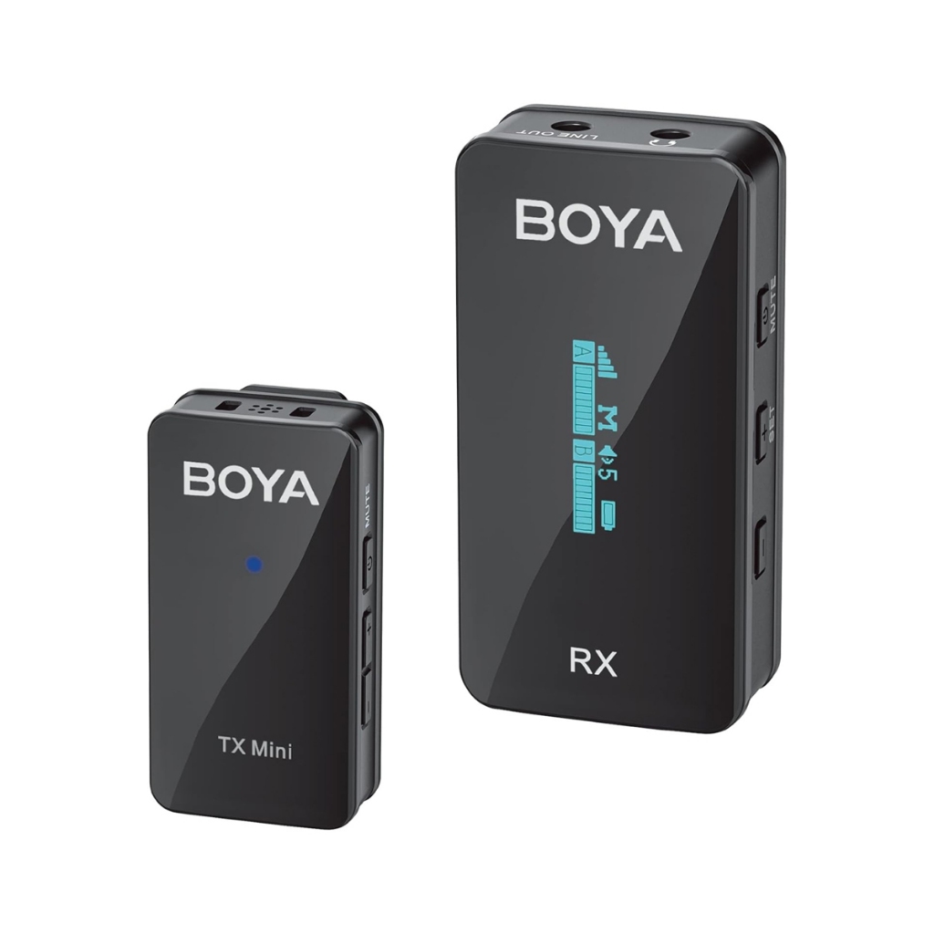 BOYA BY-XM6 S1 | Mic thu âm không dây 2.4GHz nhỏ gọn