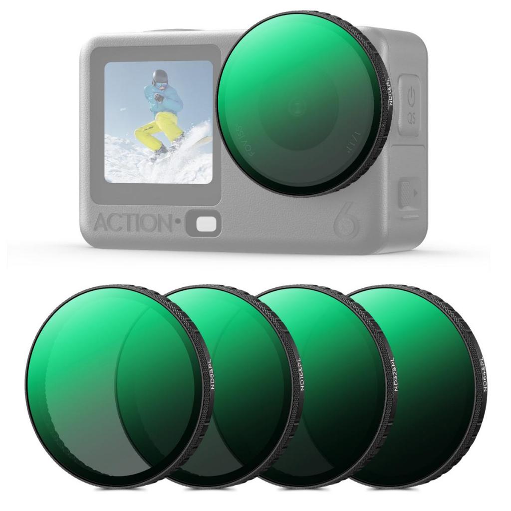 Kính lọc K&F CONCEPT Series Nano-X dành cho DJI Osmo Action 6 | ND8/16/32/64 | SKU.2750