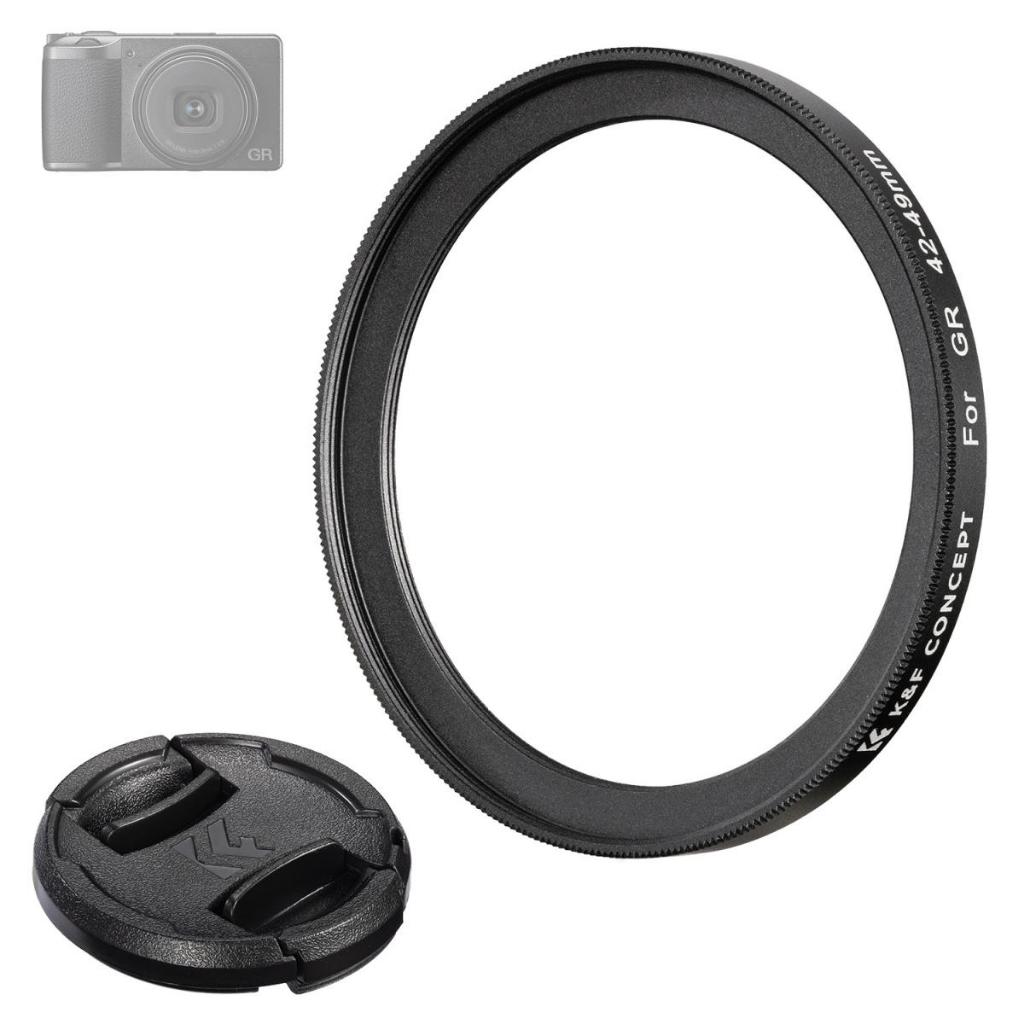 Vòng chuyển K&F CONCEPT 42-49mm dành cho Ricoh SKU.2328