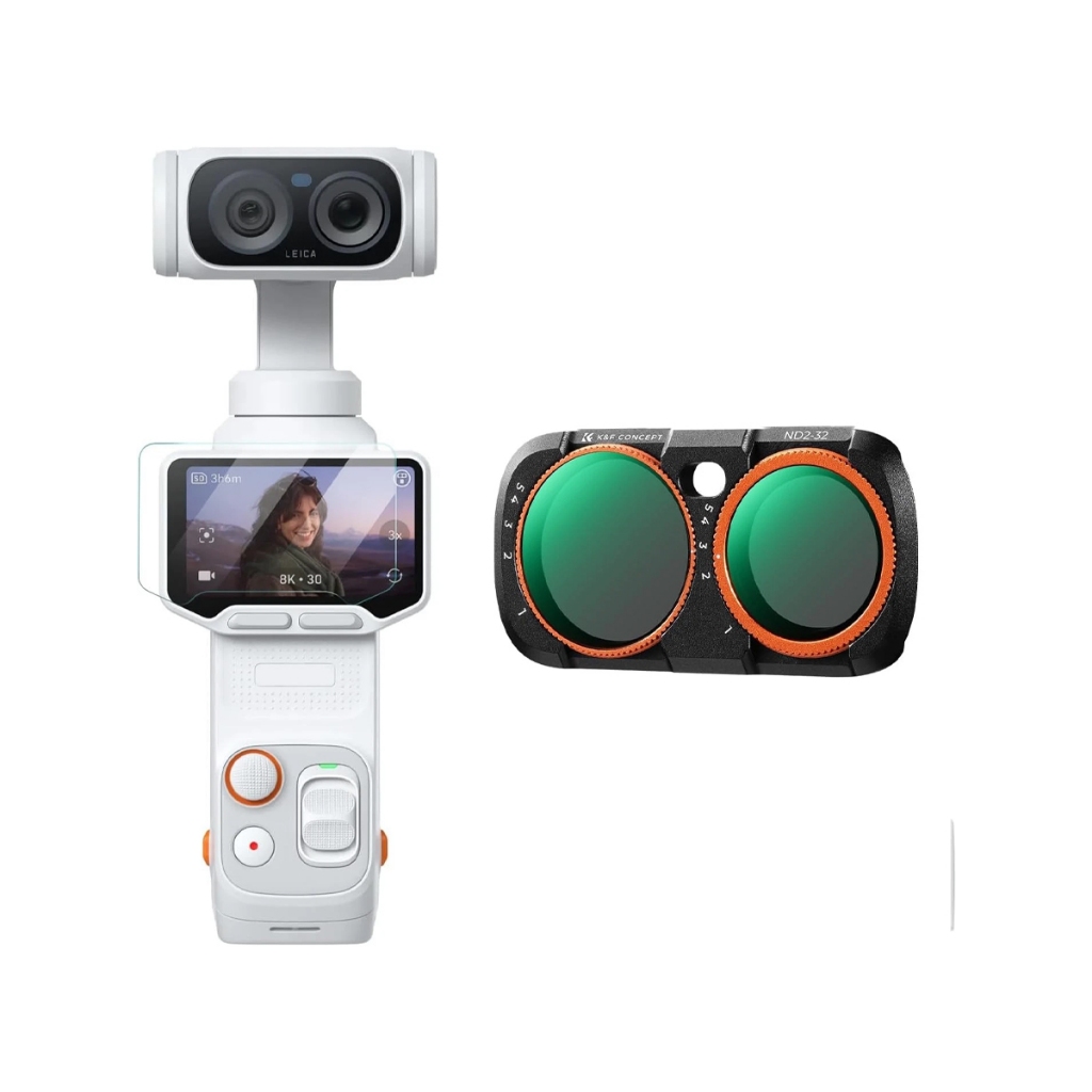 Kính lọc K&F CONCEPT Nano-X for Insta360 Luna Ultra | ND2-32