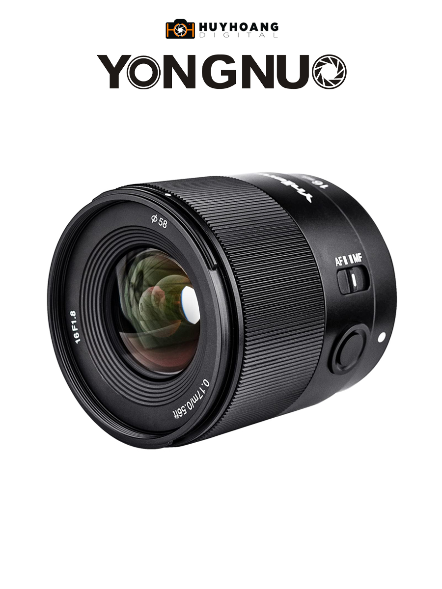Ống kính Yongnuo 16mm f/1.8 DA DSM Sony E