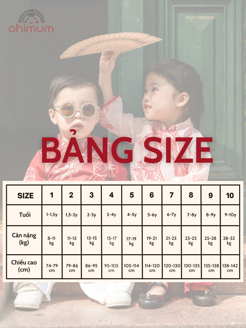 Hướng dẫn chọn size - Ahimum