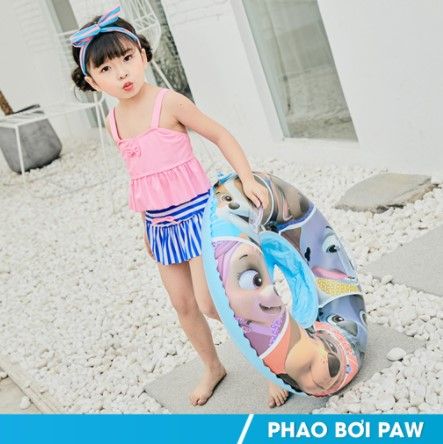 Phao bơi trẻ em mẫu PAW đội chó cứu hộ cho bé 1-12 tuổi