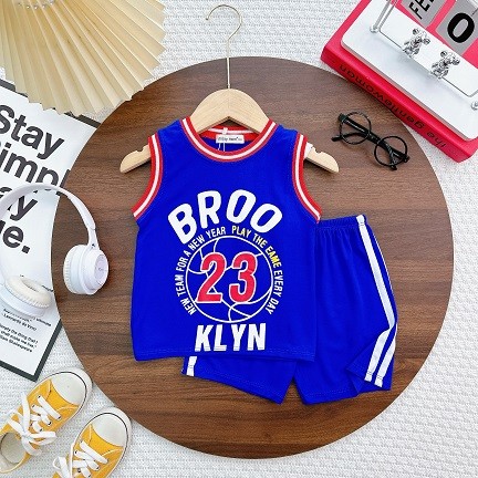 Bộ quần áo ba lỗ cho bé trai, bé gái 0-8 tuổi (8-27 kg), hiệu Minky mom vải thun lạnh - Mã: BL-IN80