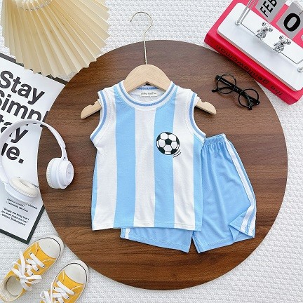 Bộ quần áo ba lỗ cho bé trai, bé gái 0-8 tuổi (8-27 kg), hiệu Minky mom vải thun lạnh - Mã: BL-IN80