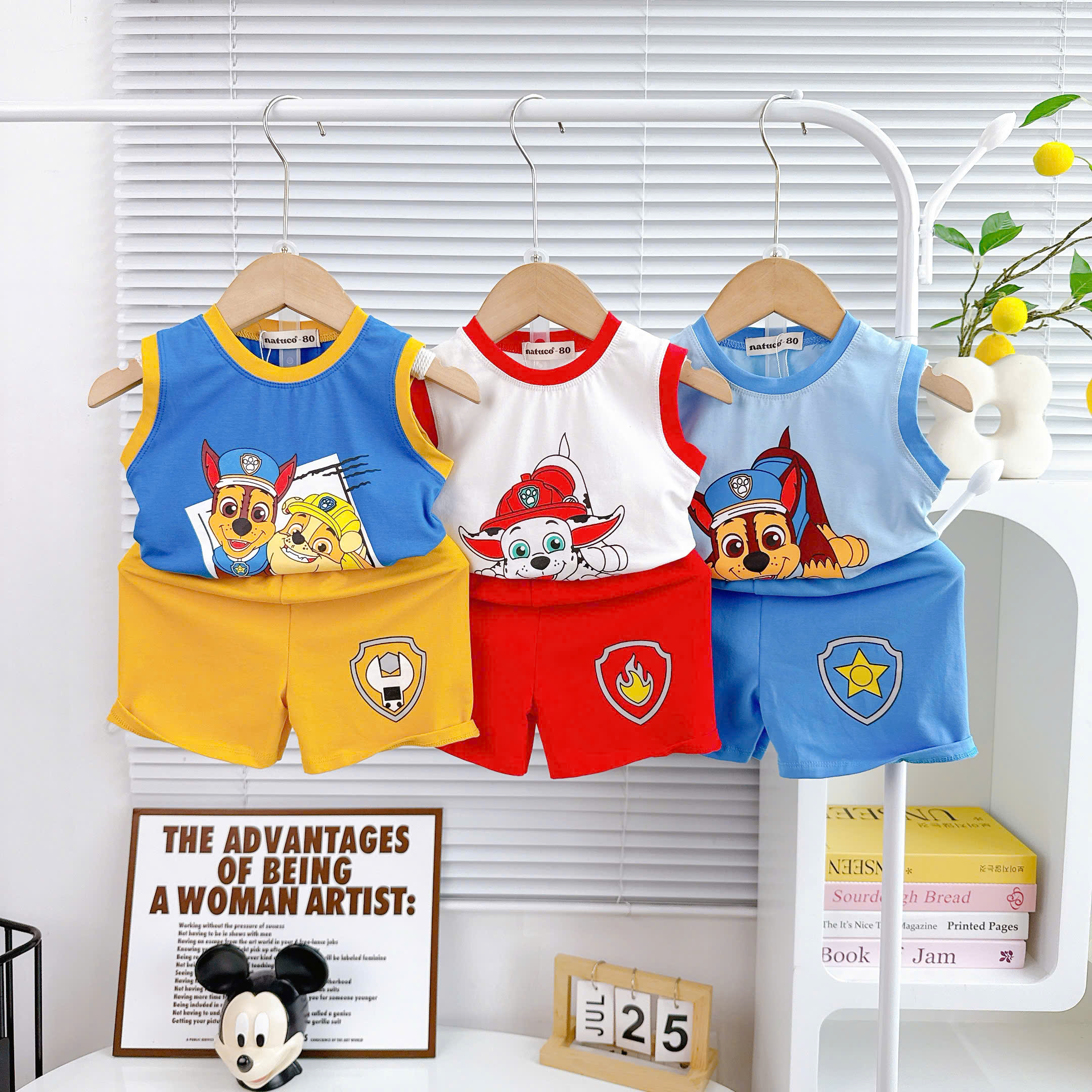 Bộ ba lỗ cotton BL-002