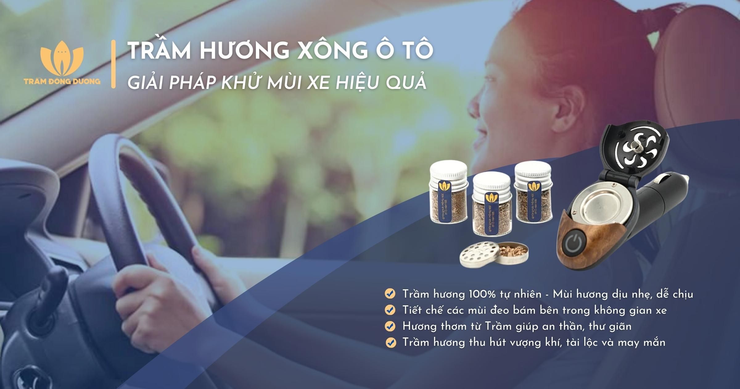 Lý do nên sử dụng Trầm hương để khử mùi ô tô