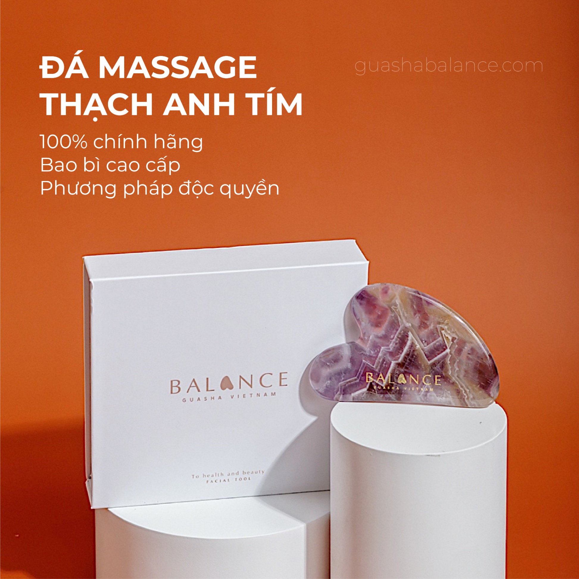 Guasha Thạch anh Tím/Amethyst Quartz