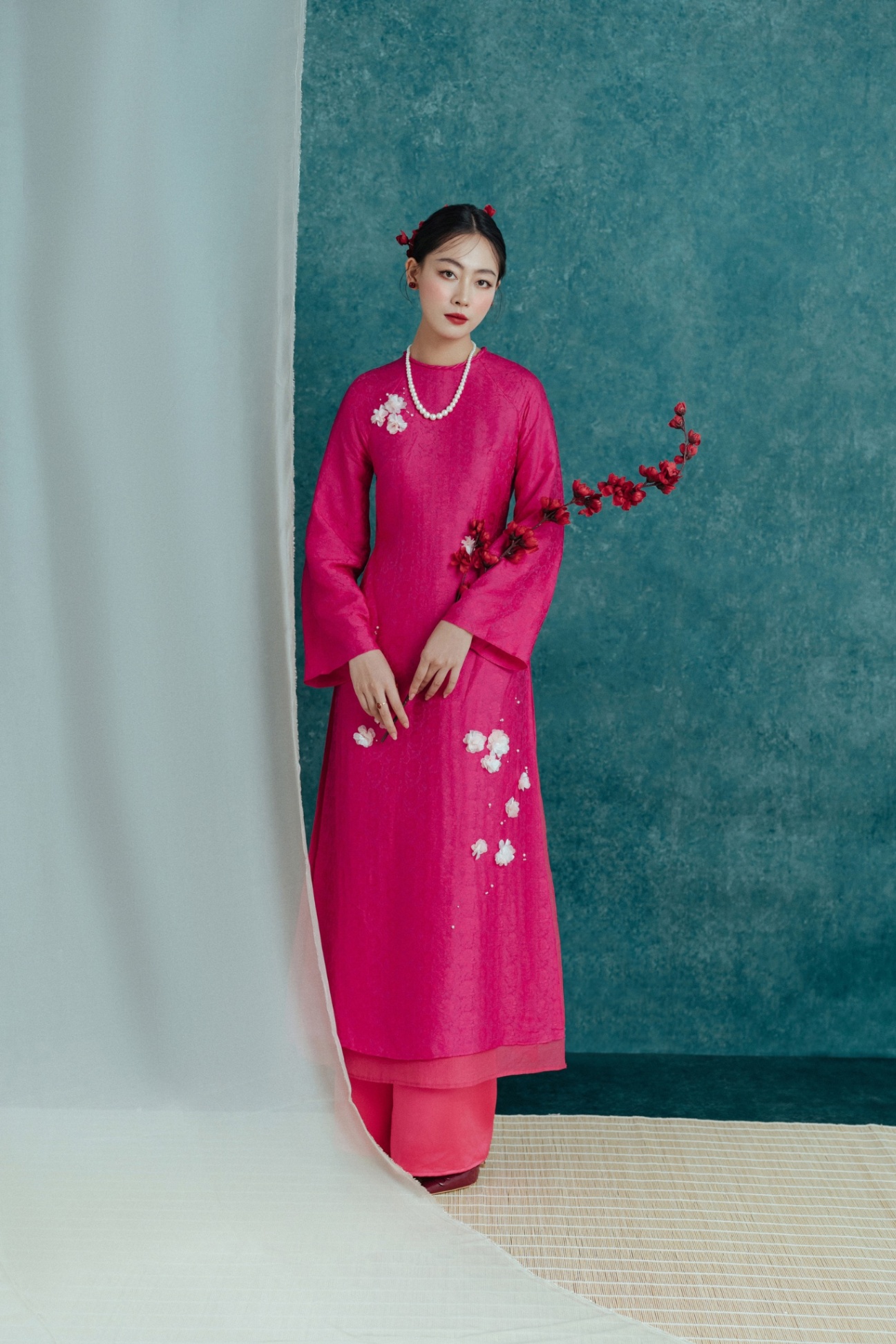 AD14 - MusebyBOHEE - Áo dài Hạnh Hoa