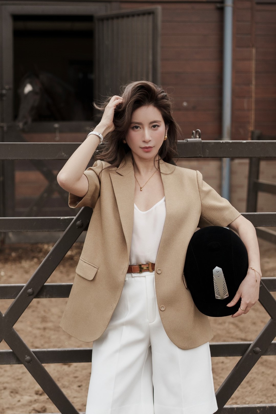 A513 - Blazer cộc tay