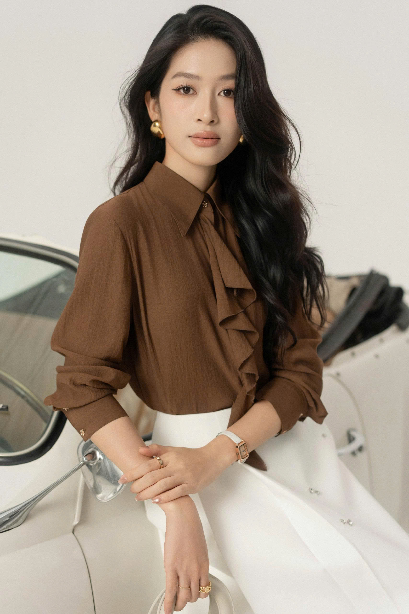 A694 - Sơ mi vạt rủ