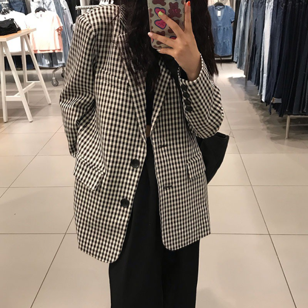 mix áo blazer cho người thấp