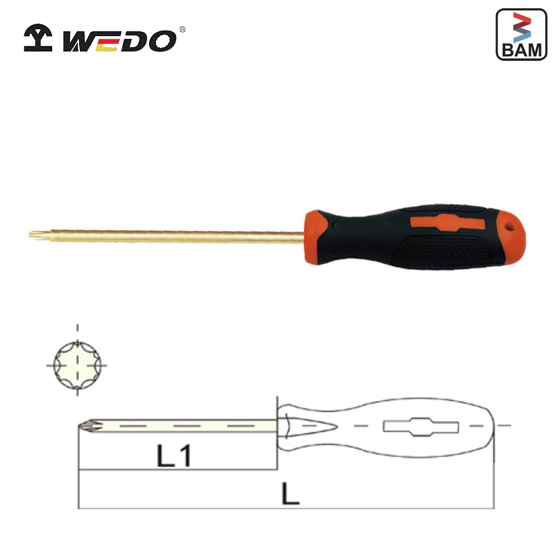 Tuốc Nơ Vít 4 Cạnh (Torx) Chống Cháy Nổ AlBr