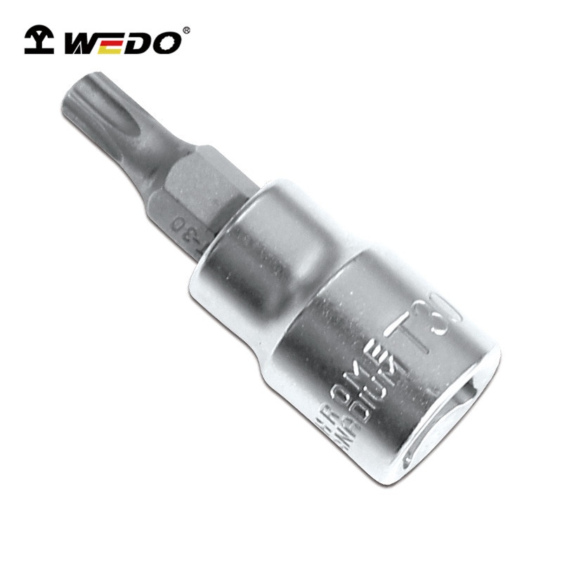 Đầu Khẩu Vặn Vít Sao 3/8”- Thép CR-V