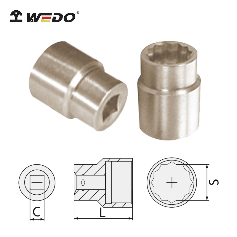 Đầu Khẩu Tuýp 1/2" Titan