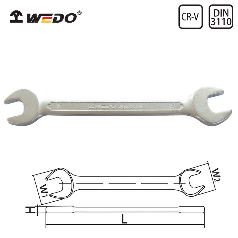 Cờ Lê Hai Đầu Miệng DIN3110 Thép CR-V