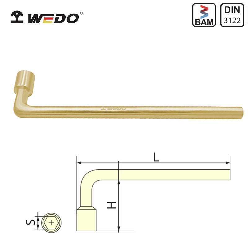 Khẩu Siết Chữ L Chống Cháy Nổ Al-Br