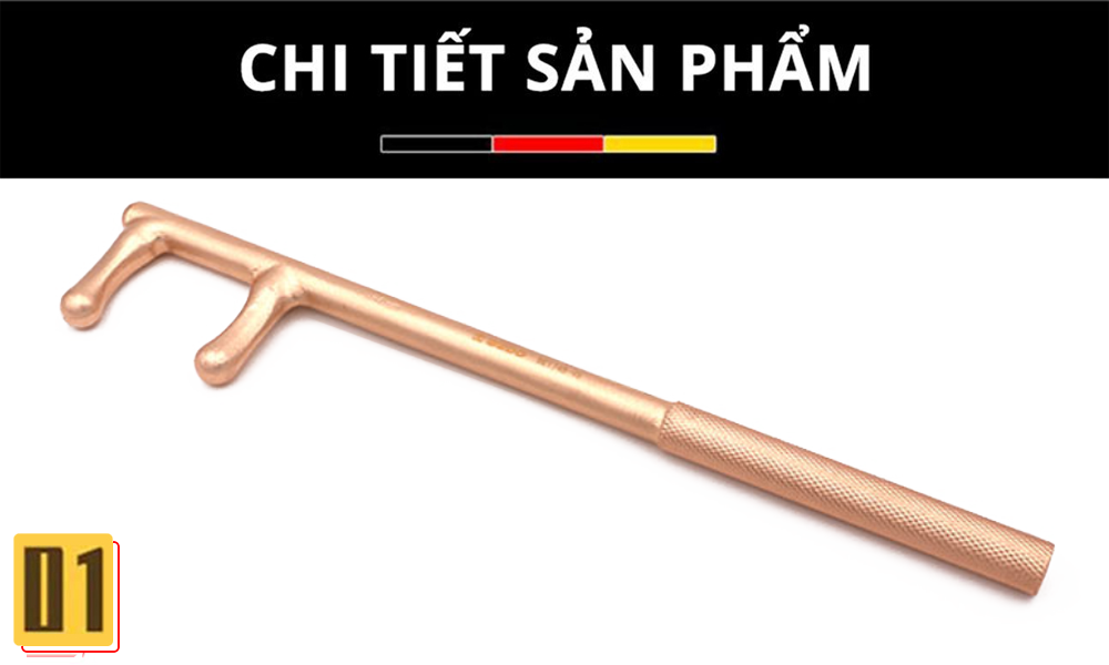 Cờ lê van bánh xe chữ F 30-100mm chống cháy nổ WEDO Be-Cu