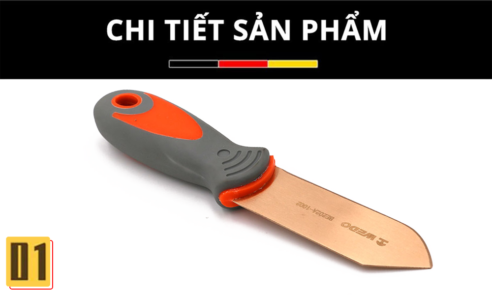 Dao chống cháy nổ WEDO Be-Cu