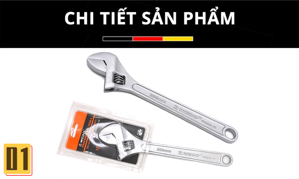 Mỏ lết thép Cr-V