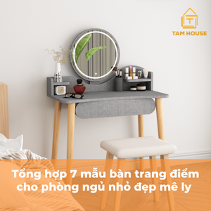 Tổng hợp 7 mẫu bàn trang điểm cho phòng ngủ nhỏ đẹp mê ly