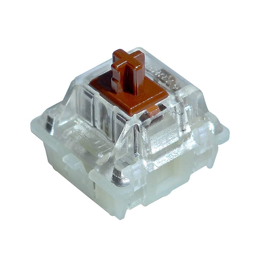 Âm thanh phát ra từ Brown Switch êm hơn Blue Switch rất nhiều