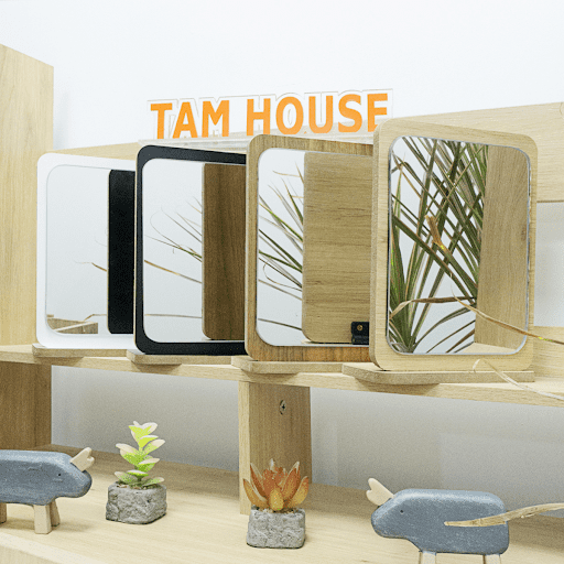 Gương trang điểm để bàn mini Tâm House