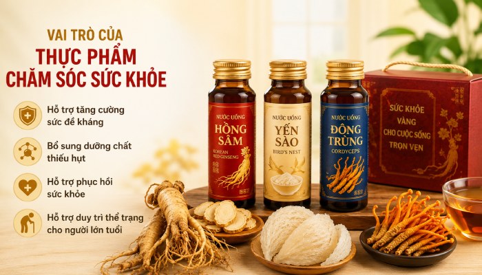 Thực phẩm bồi bổ sức khỏe giúp nâng cao chất lượng cuộc sống
