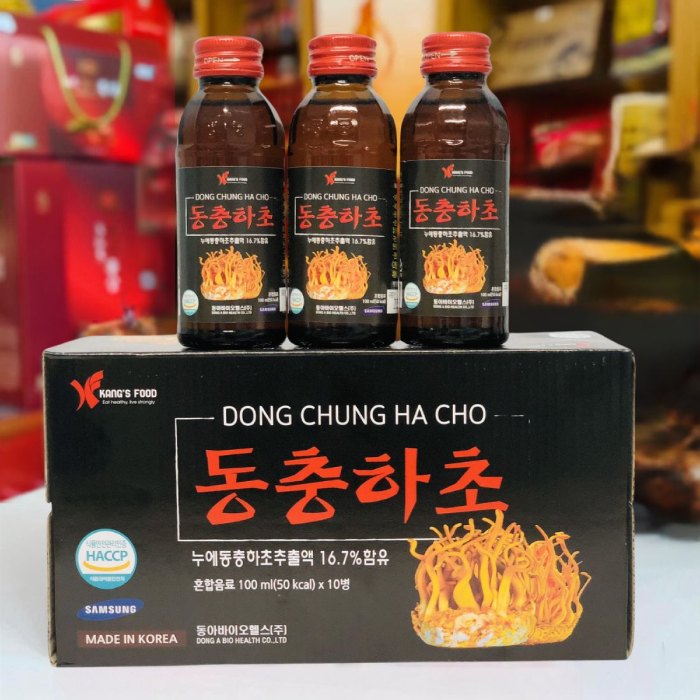 nước uống nhân sâm bồi bổ sức khỏe