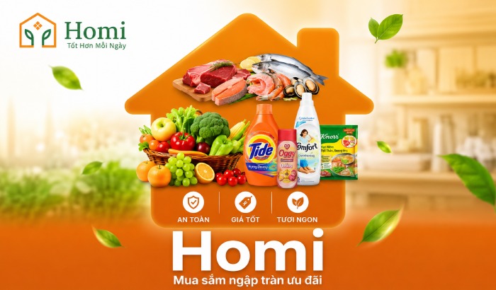 Nguồn hàng tại Homi luôn được đảm bảo đa dạng