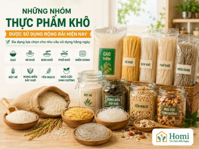 Nhu cầu sử dụng thực phẩm khô ngày càng tăng