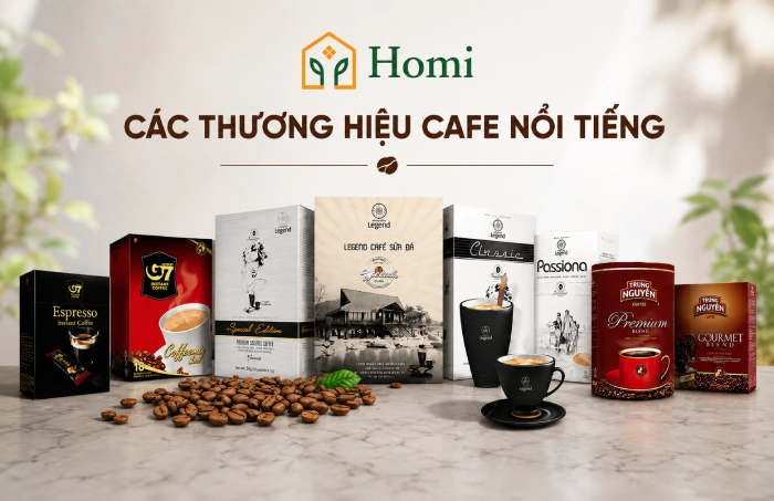 Homi - Cửa hàng thức uống với đa dạng sản phẩm cafe đóng gói
