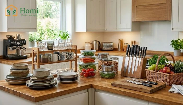 Những đồ dùng thông dụng trong mọi căn bếp gia đình