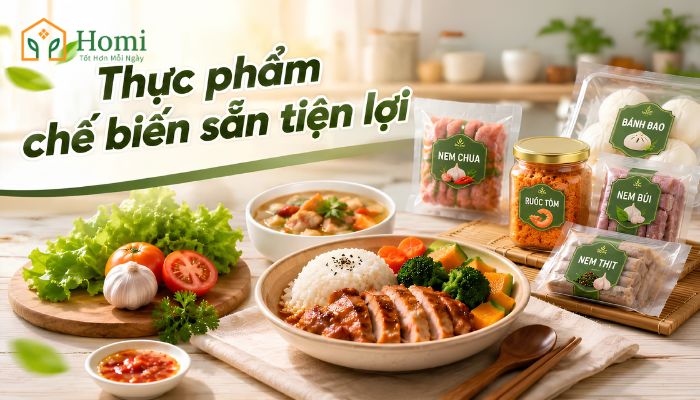 thực phẩm chế biến sẵn